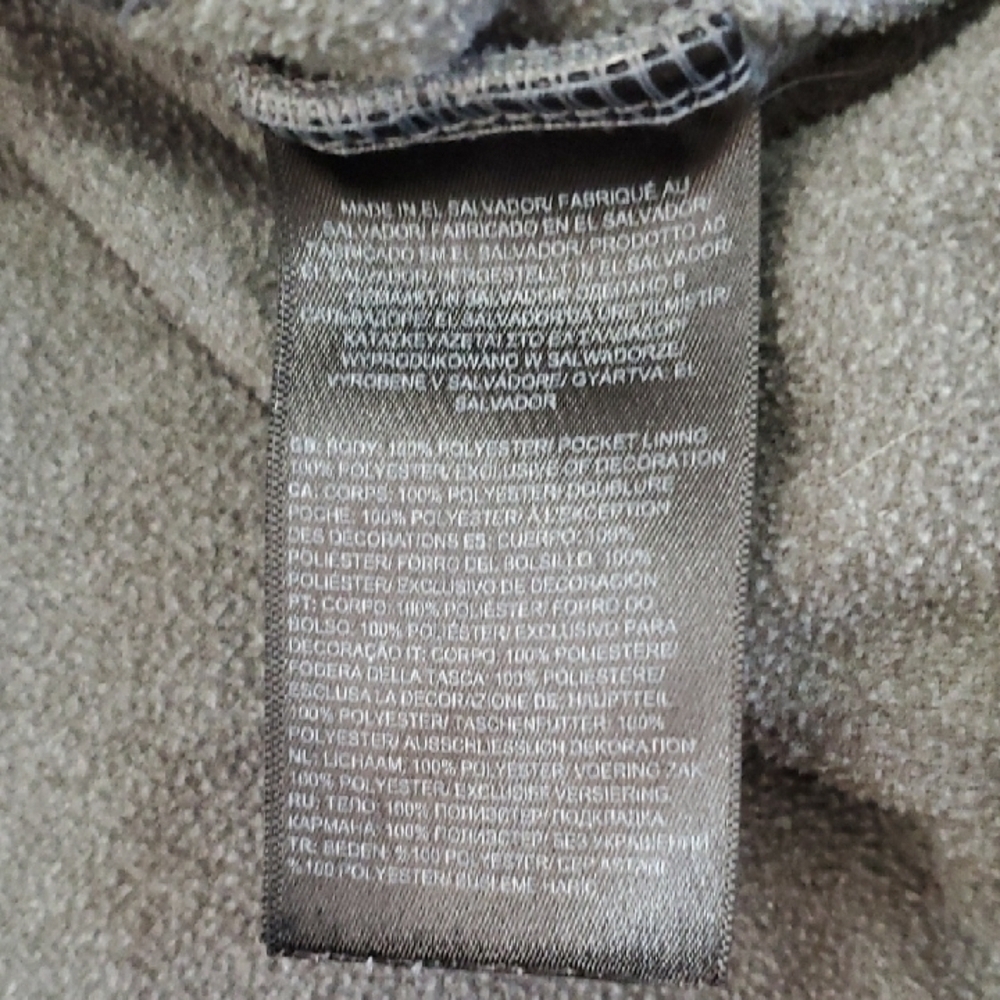 The North Face Teens Charcoal Fleece Hoodie Large Size 12 - Picture 5 of 7